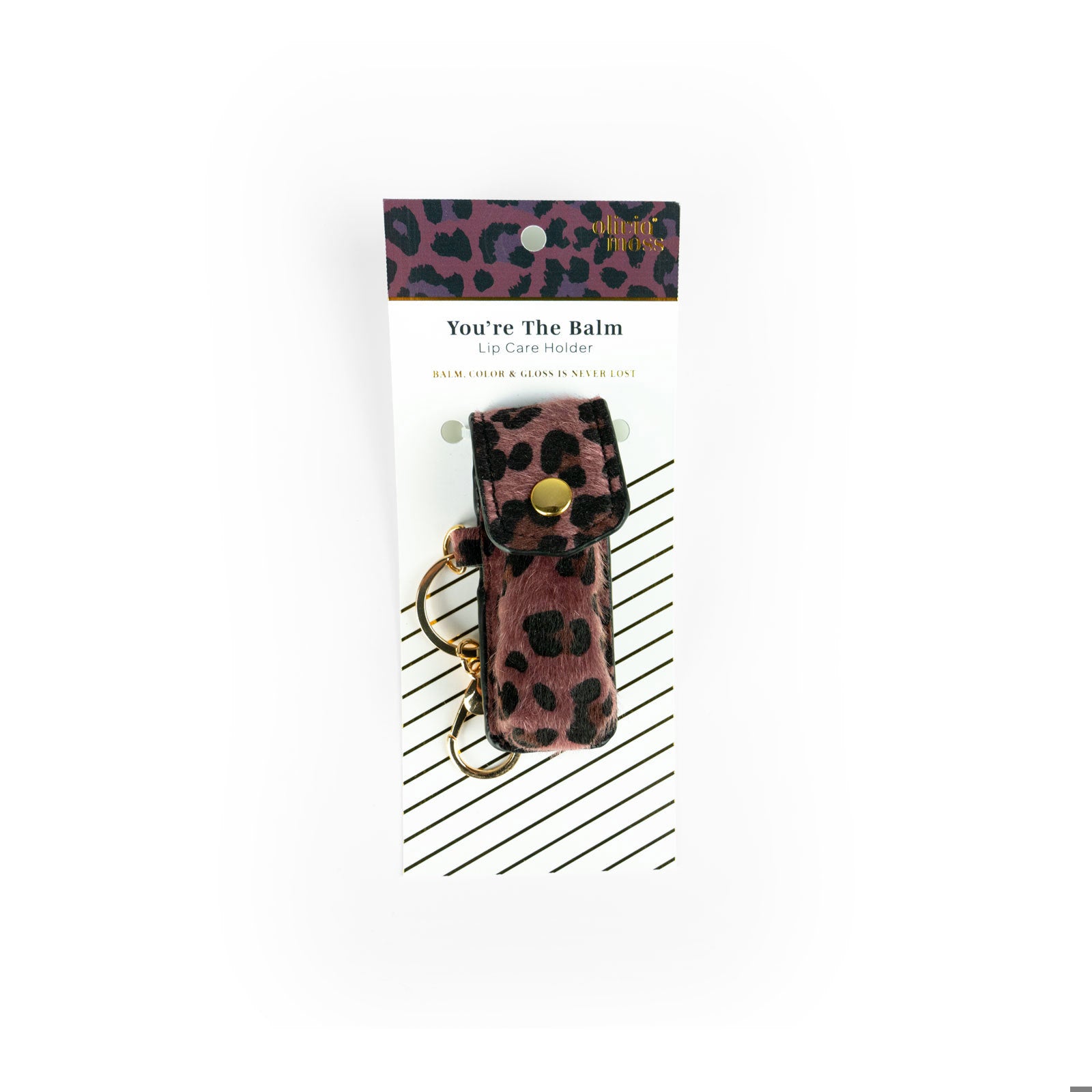 Olivia Moss You are The Balm Lip Balm Holder Keychain