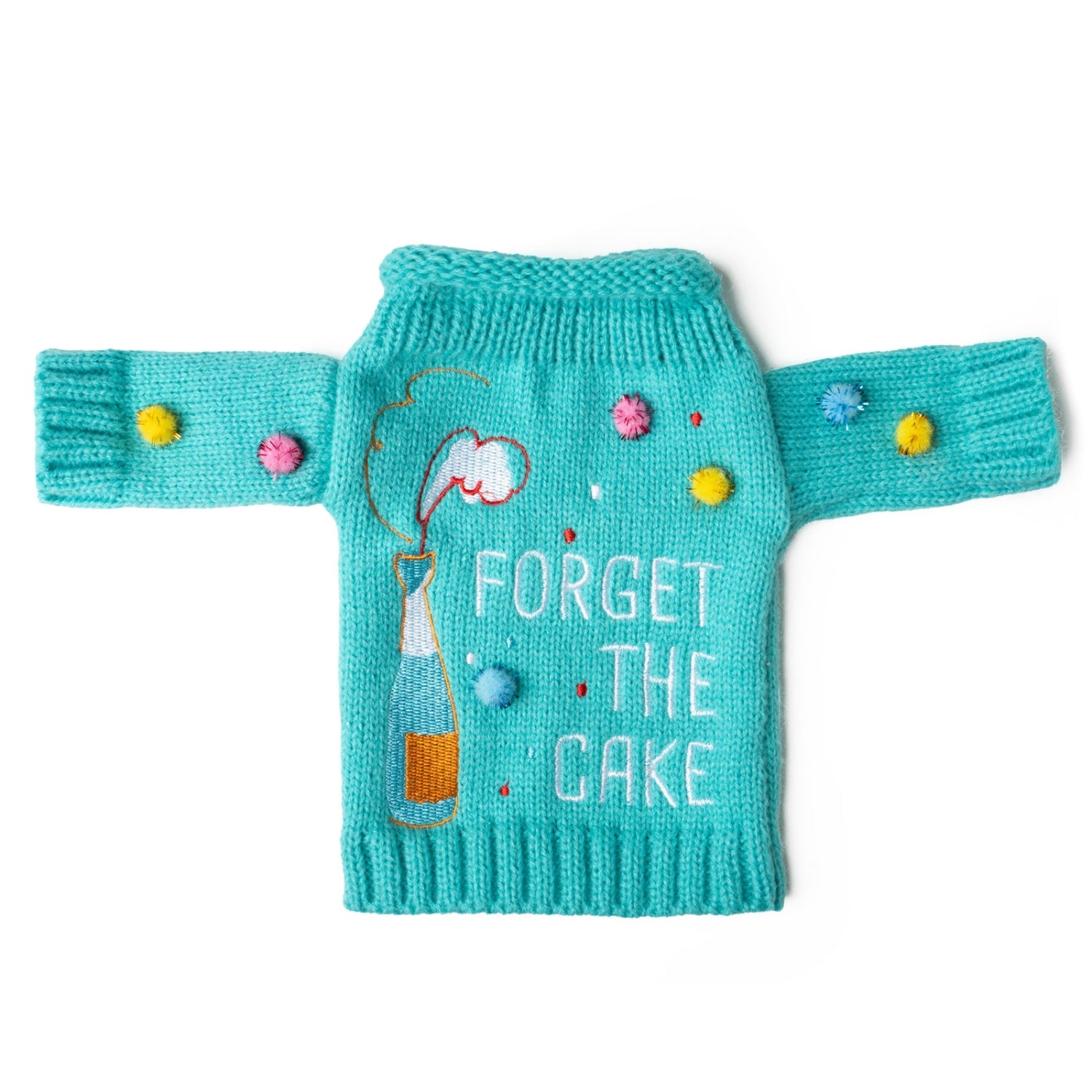 Two Left Feet It's Yo Birthday Wine & Bottle Sweater