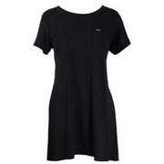 Hooey Sayulita Women's Bamboo Blend Short Sleeve T-Shirt Dress, Black