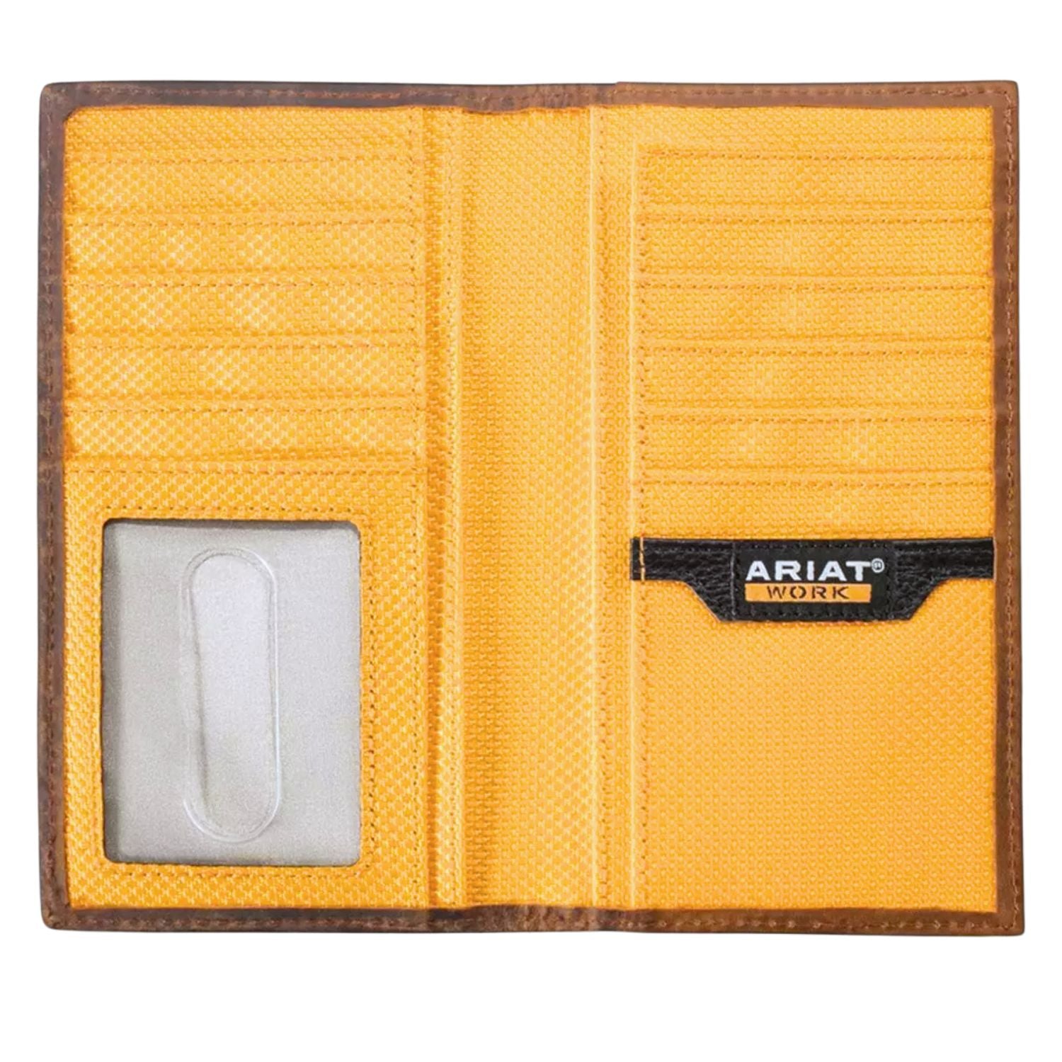 Ariat Work Mens Roughneck VenTEK RFID Mesh Interior Rodeo Checkbook Wallet