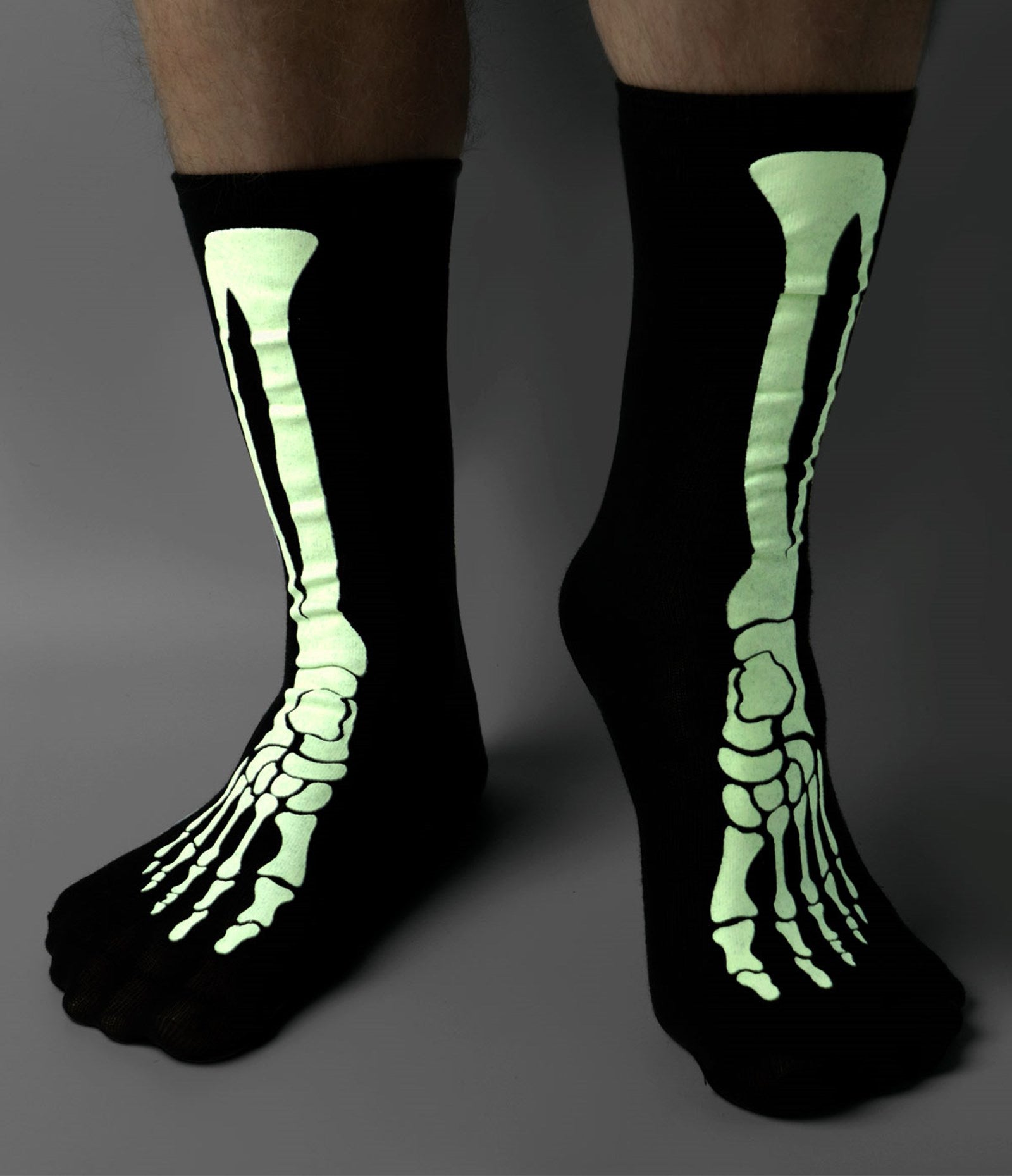Funny Bones Unisex Glow In The Dark Socks