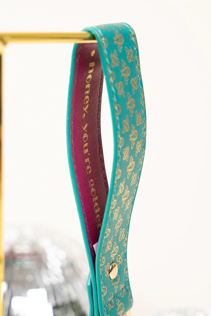 Olivia Moss Peek-A-Boo Wristlet Keychain, Relatable Quotes Inside