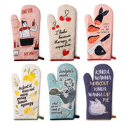 Two Left Feet Reluctant Chef Funny Phrases Oven Mitt