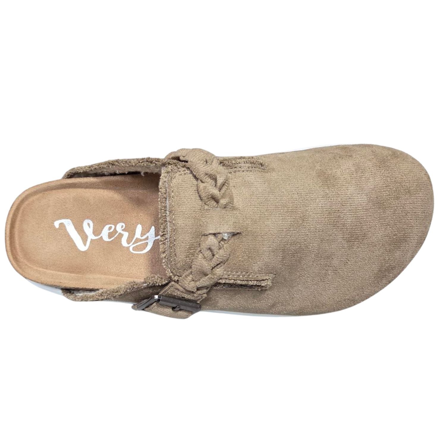 Very G Womens Cali Mule Slip On Shoe, Taupe