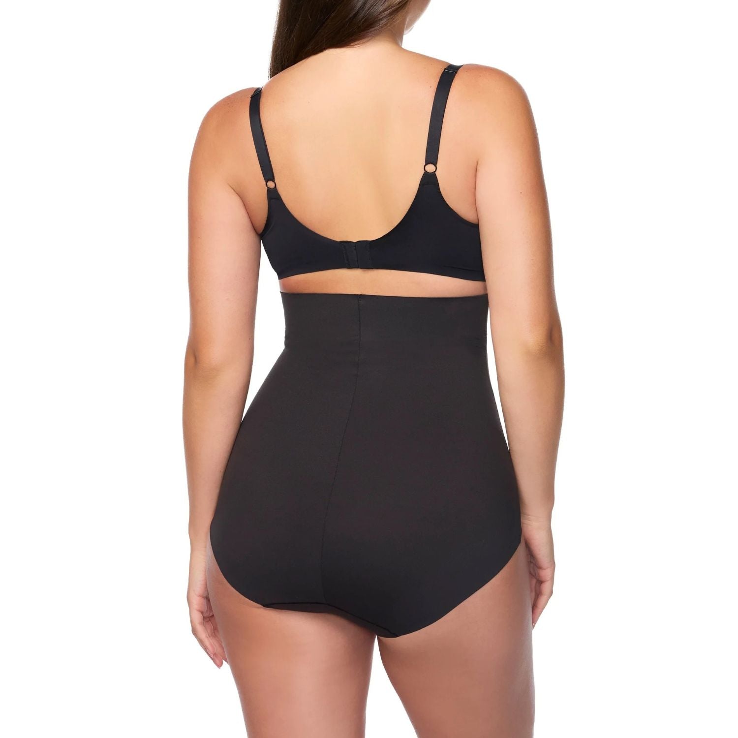 TC Fine Intimates Womens Iconic Core High-Waist Shaping Brief, Black