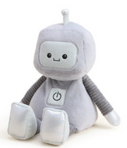 Warmies Silver Robot Lavender Scented and Heatable Weighted Stuffed Animal