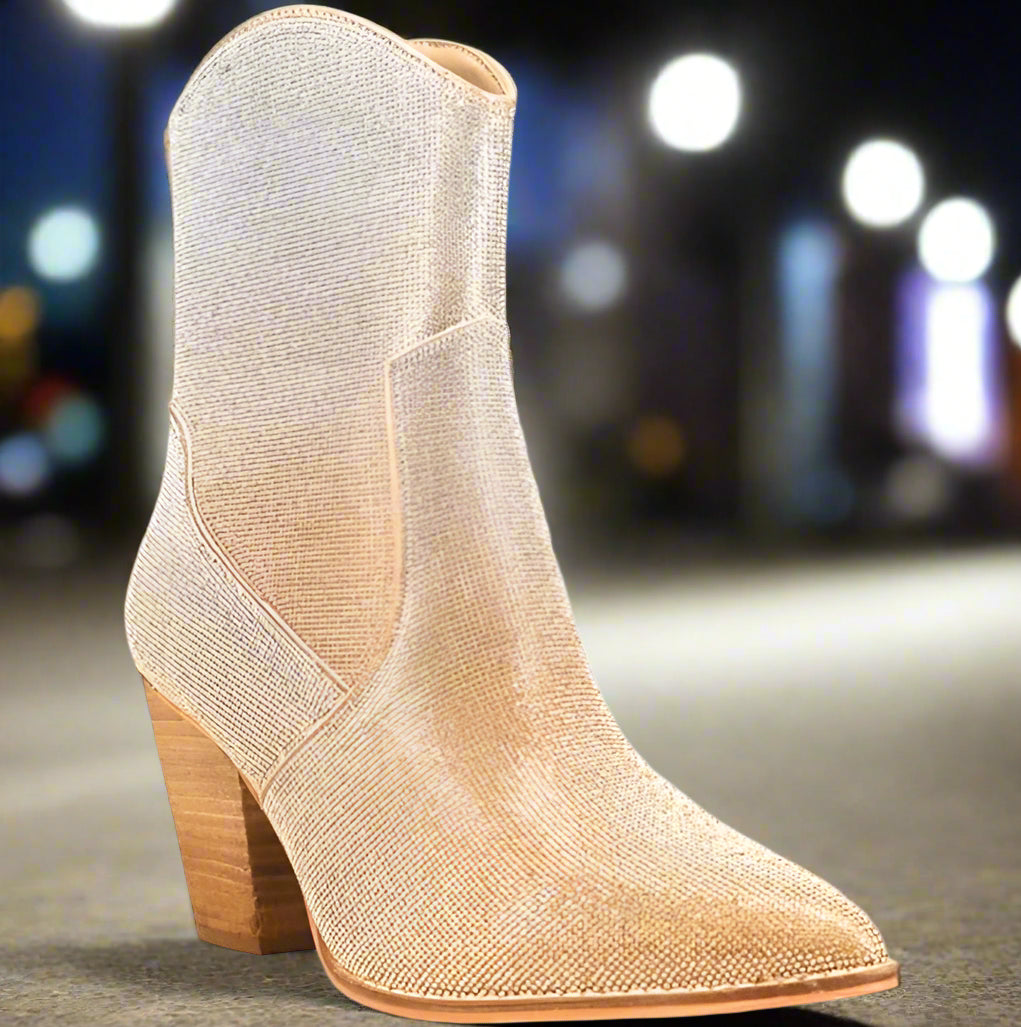 Hey Girl by Corkys Selfie Rhinestone Western Boots