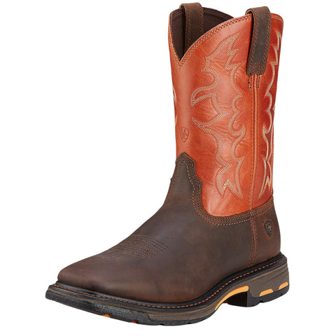 Ariat Womens Heritage Leather Round Toe Western Boots