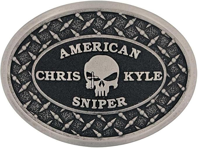 Montana Silversmiths Sniper Chris Kyle Attitude Belt Buckle