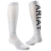 Ariat Midweight Over the Calf Western Boot Sock, Grey