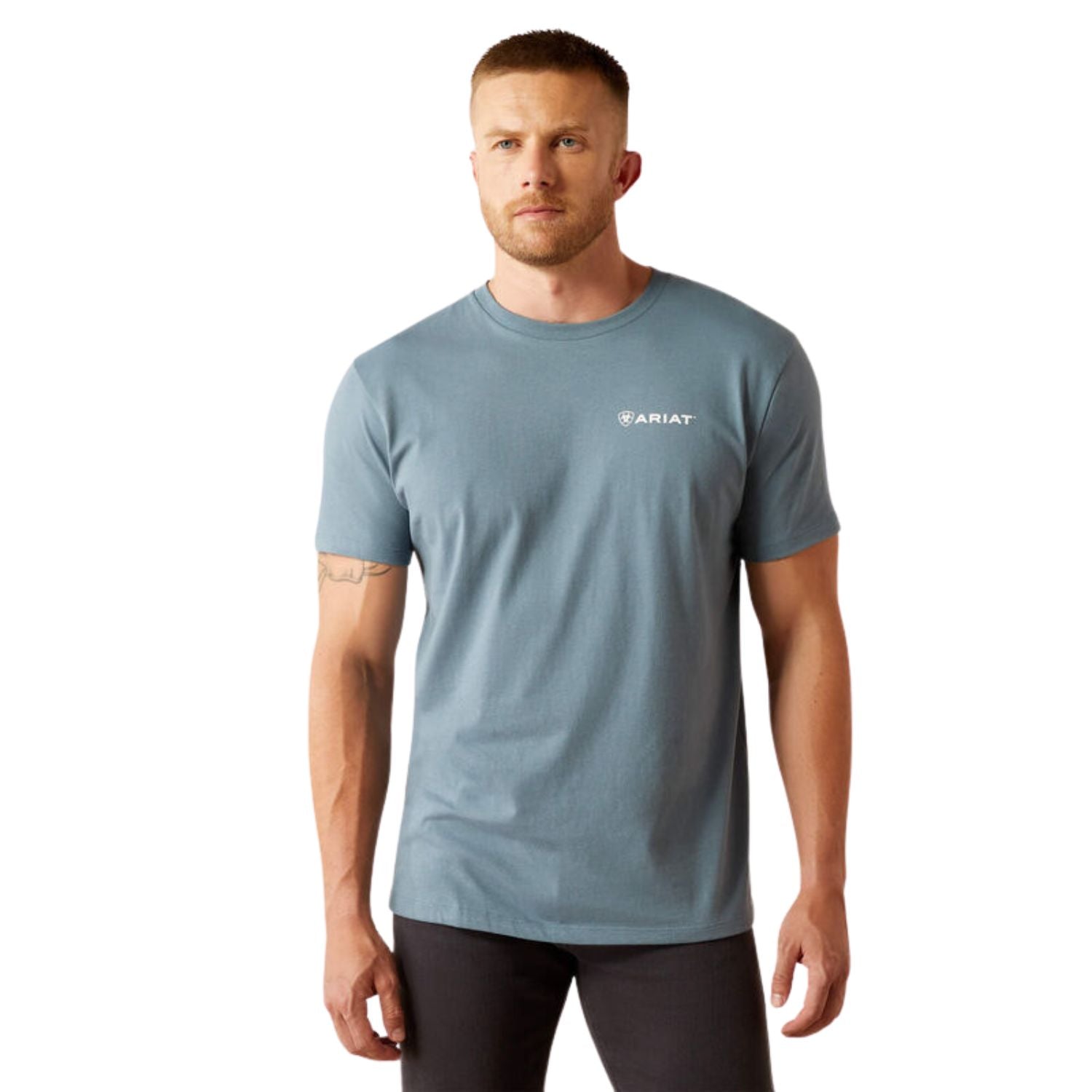 Ariat Mens Eagle Rock Graphic Print Short Sleeve T-Shirt