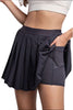 Rae Mode Womens Stretch Woven Active Pleat Tennis Skorts