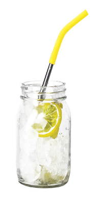 Krumbs Kitchen Essentials Stainless Steel Drinking Straws - 4-Pack