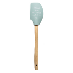 Krumbs Kitchen Farmhouse Spatula, Silicone with Wood Handle