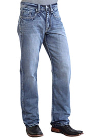 Stetson Mens Low Rise Relaxed Fit Straight Leg Denim Jeans
