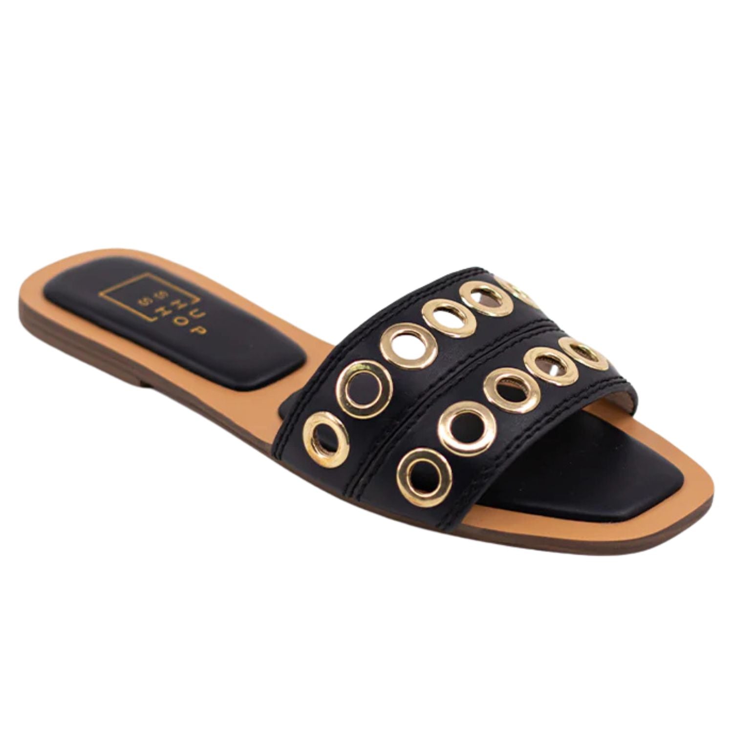 Shu Shop Womens Codie Slip On Sandals, Black