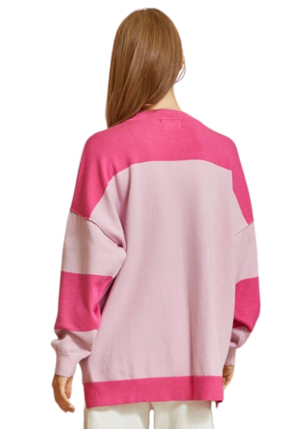 Andree by Unit Womens Rounded Neckline Woven Sweater