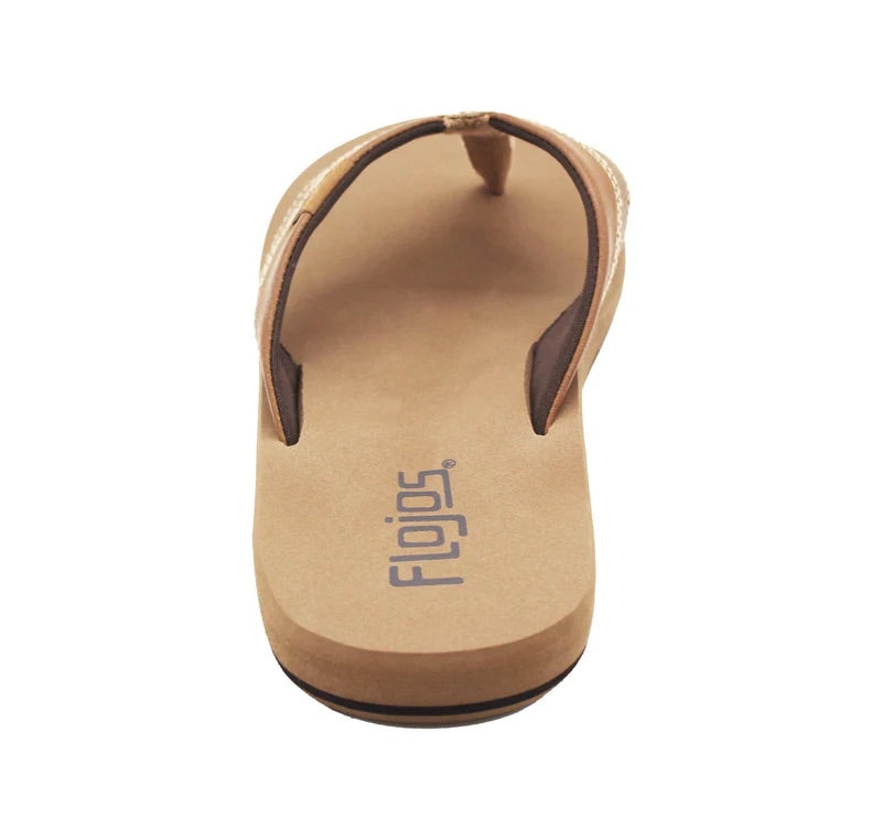 Flojos Mens Ryan Arch Support Slip On Flip Flop Sandals