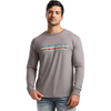 Hooey Men's "Rodeo" Long Sleeve Grey Tee Shirt