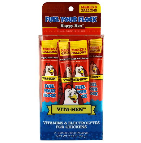 Happy Hen Treats Vita-Hen, Fuel for Your Flock, 8 - .35 oz Pouches