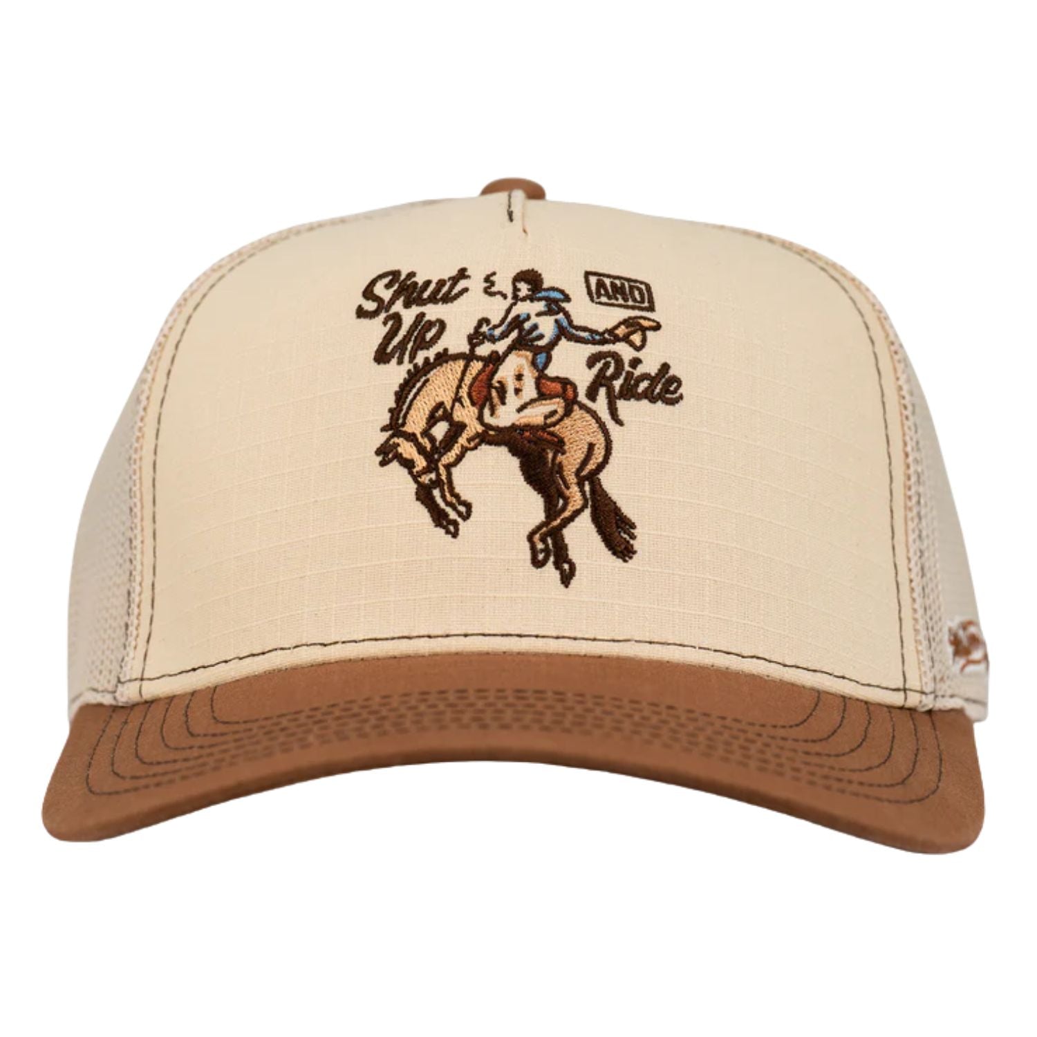 Lane Frost Shut Up & Ride Embroidered Logo Adjustable Snapback Cap Hat