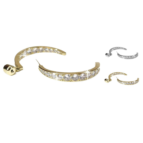 Jacqueline Kent Split Hoop Earrings