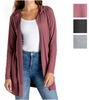 FITKICKS Everywear Women's Hooded Open Front Cardigan