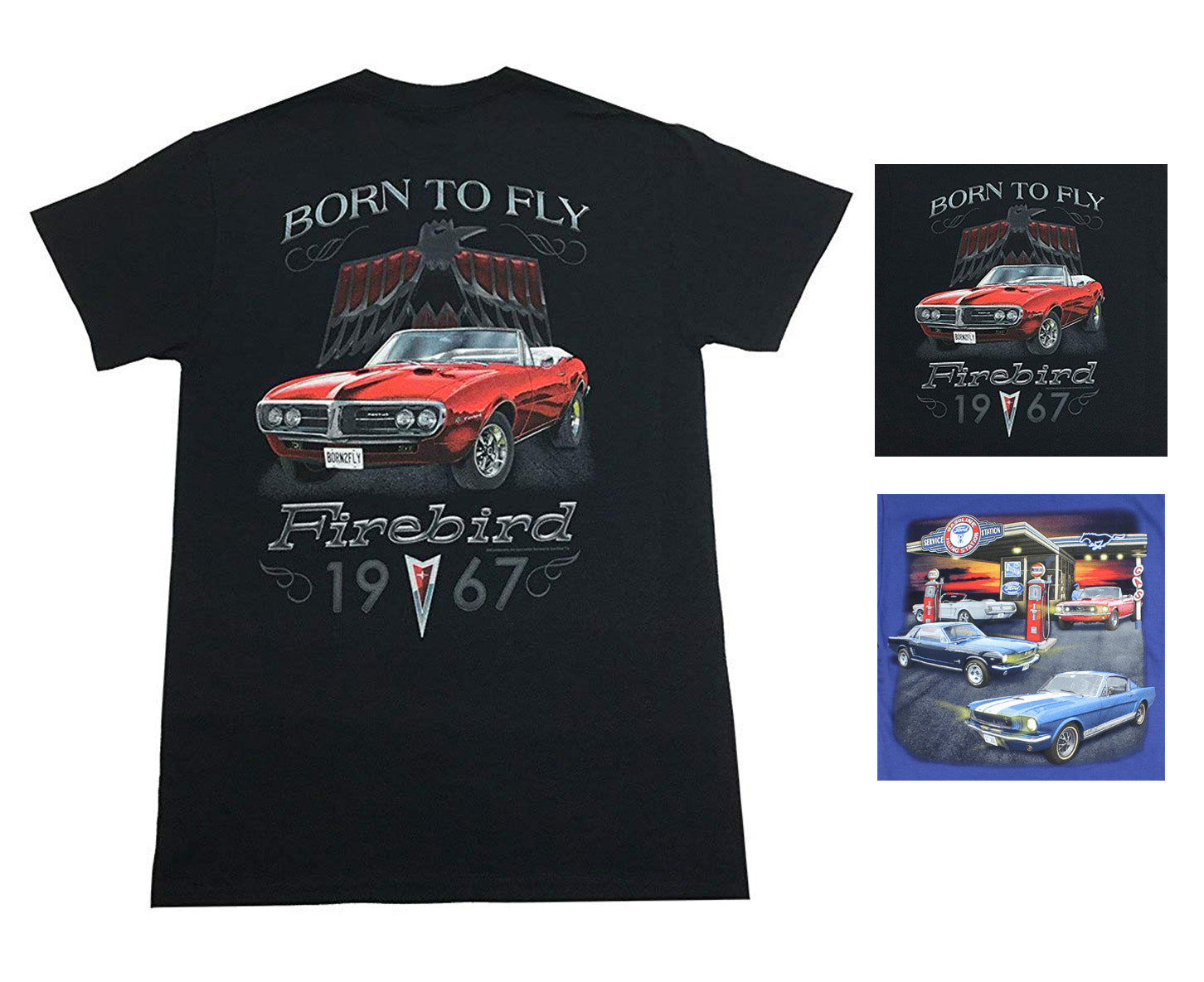 Joe Blow Mens Official Licensed Classic Car Graphic Print Cotton Tee Shirt
