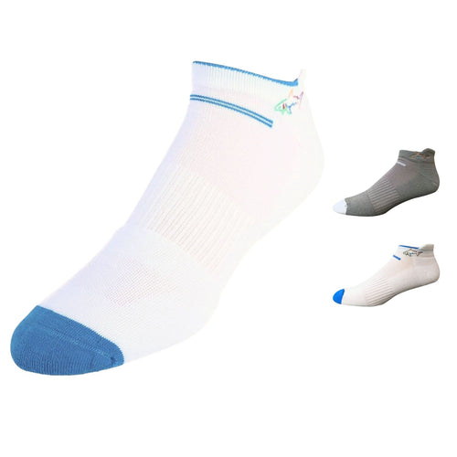 Greg Norman Mens Performance Cushioned Golf Socks, 2 Pack