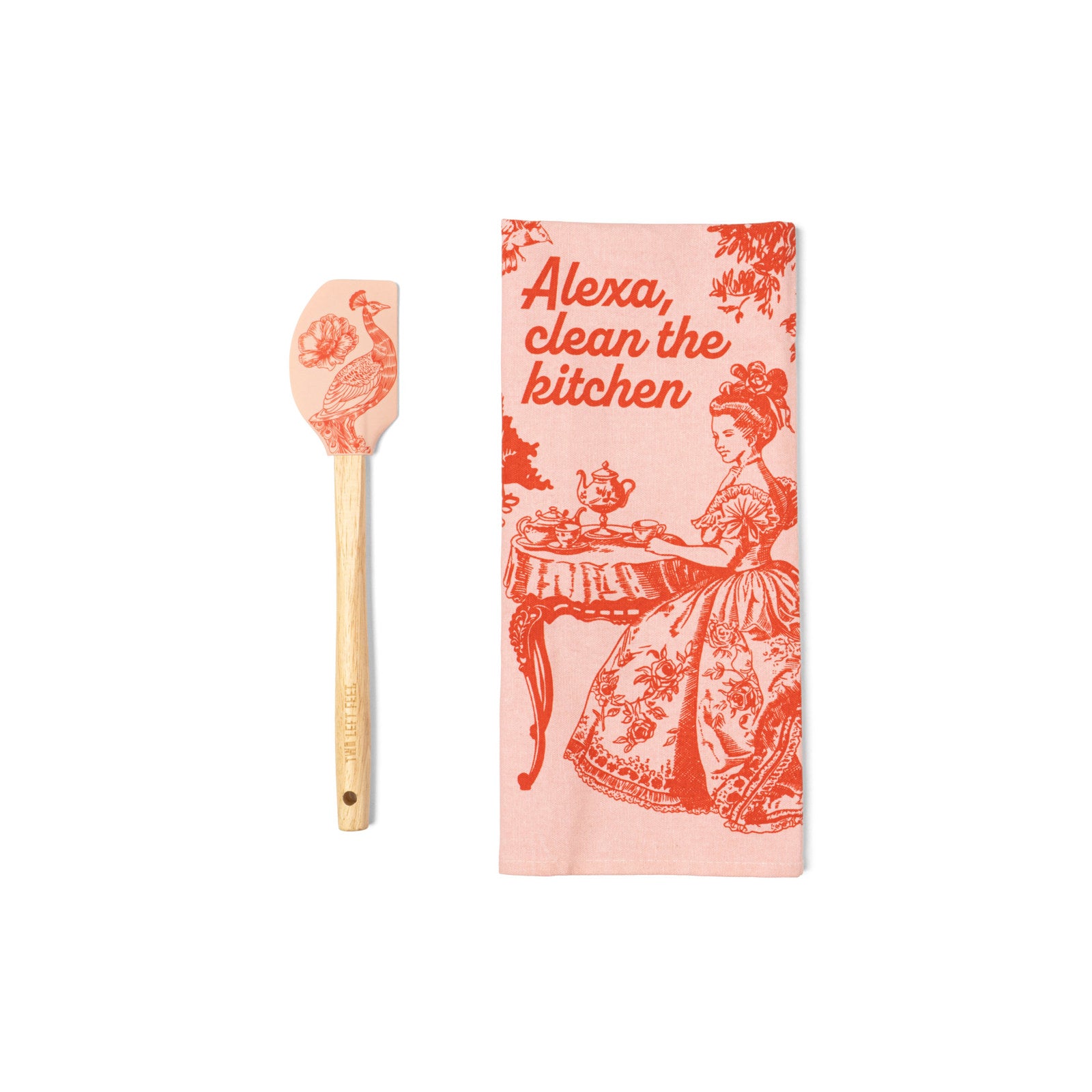 Two Left Feet The Reluctant Chef Tea Towel & Spatula Gift Set