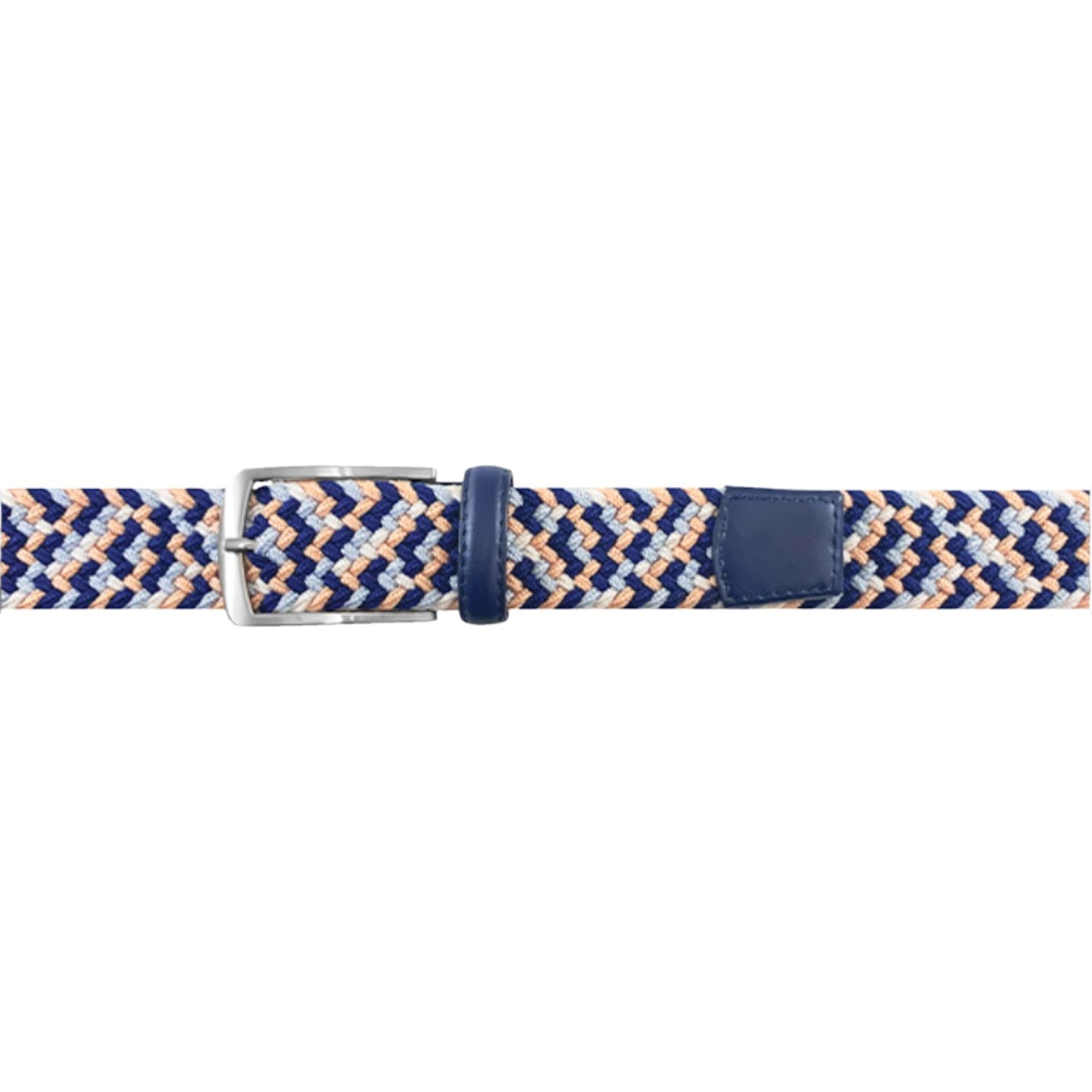 Greg Norman Mens Braided Multi Colored Stretch Golf Belt
