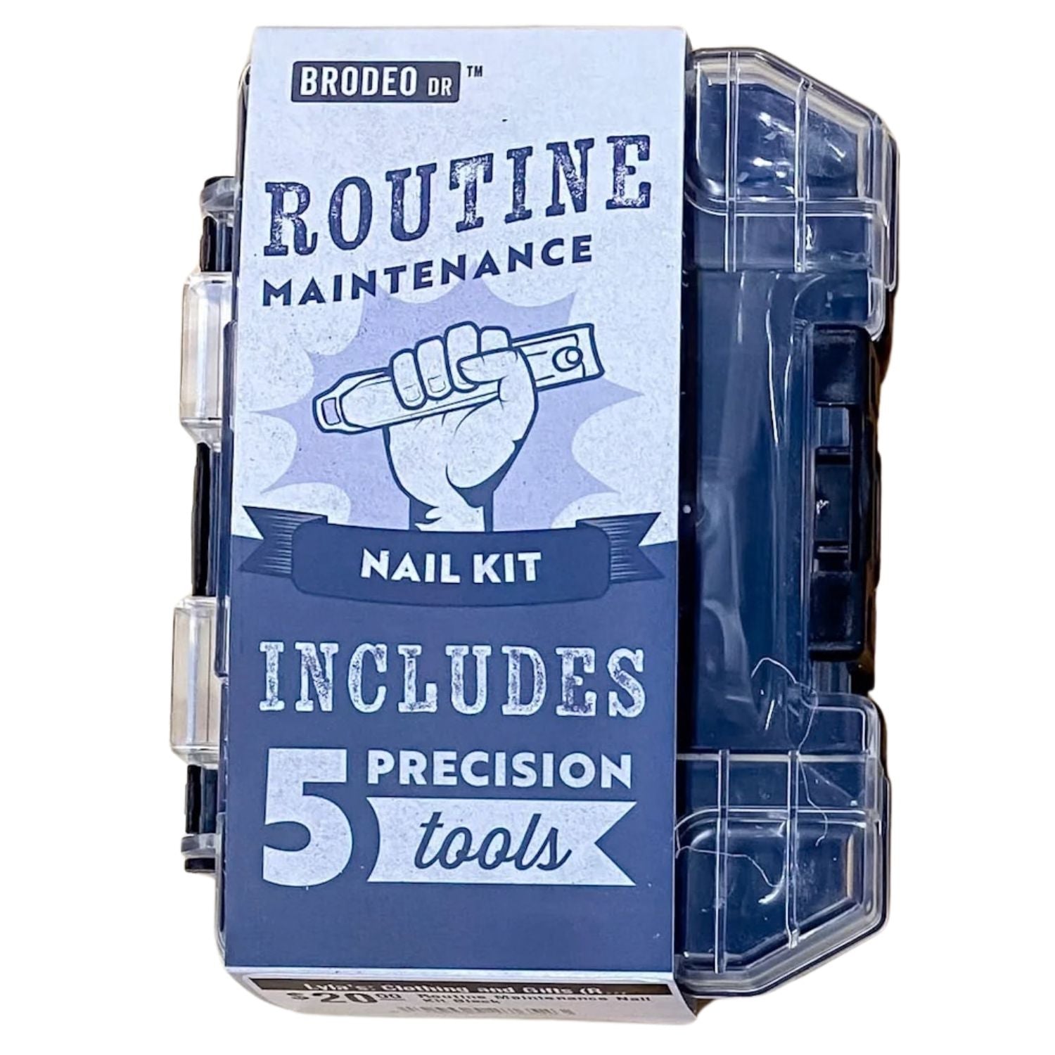 Brodeo Drive Mens Routine Maintenance Nail Tool Kit