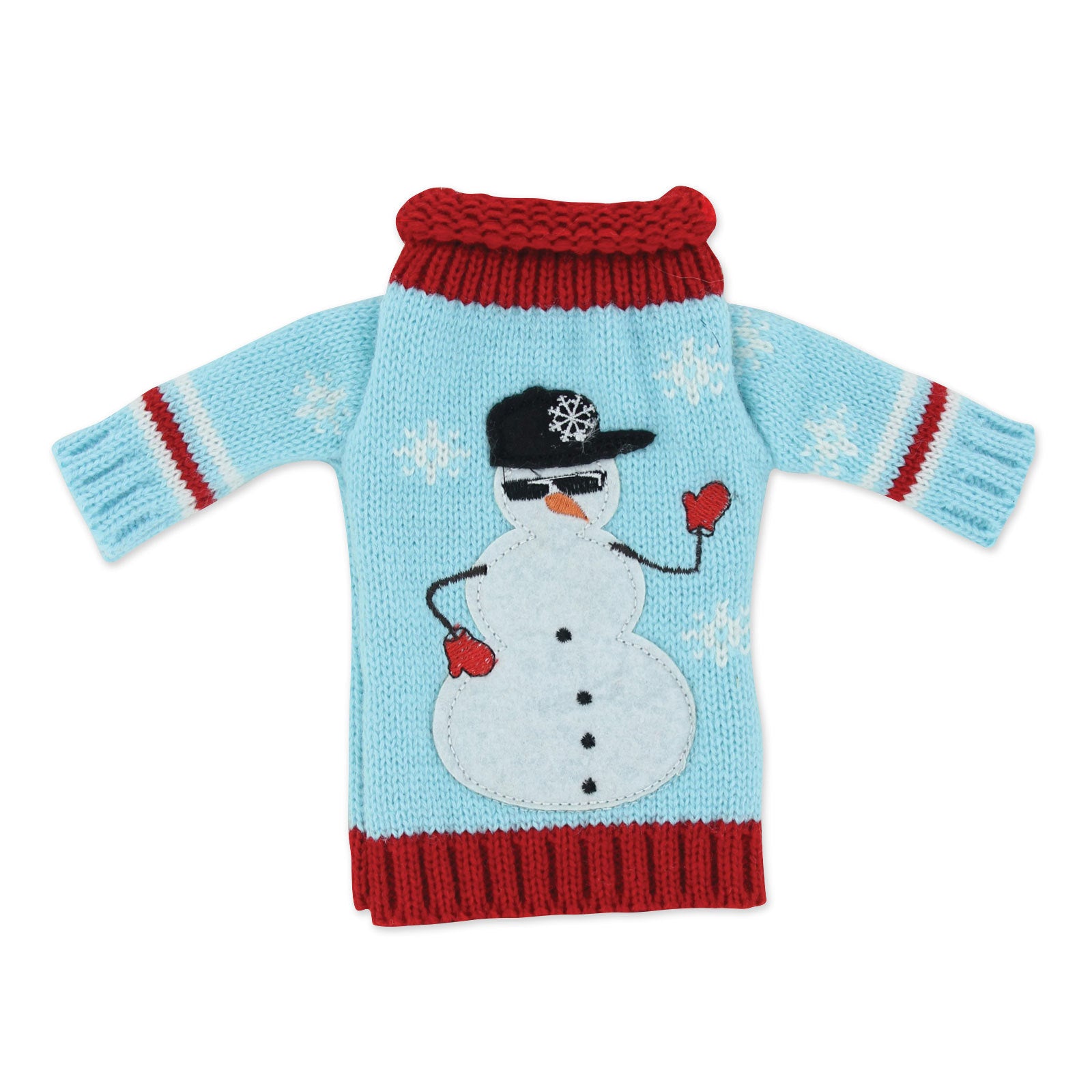 Uncle Bob's Ugly Knitted Wine Bottle Christmas Sweater