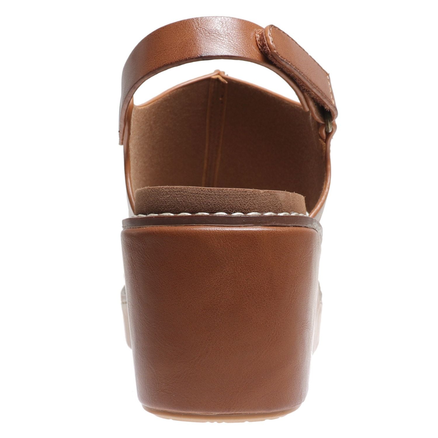 Pierre Dumas Womens Sonda-6 Slip On Slingback Wedge Sandal, Whiskey
