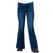 Cowgirl Tuff Girls Stretch Denim Mid Rise Trouser Jeans