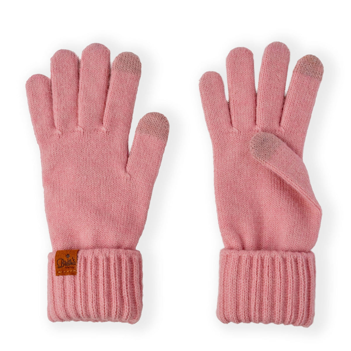 Britt's Knits Mainstay Touchscreen Knit Gloves with Cuffed Wrist
