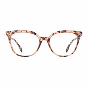 Optimum Optical Readers, Peach/Black Frames w Blue Filter, Good Optics
