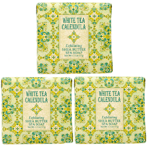 Greenwich Bay Trading Co. Botanic 1.9oz Soaps, White Tea Calendula, 3 Pack