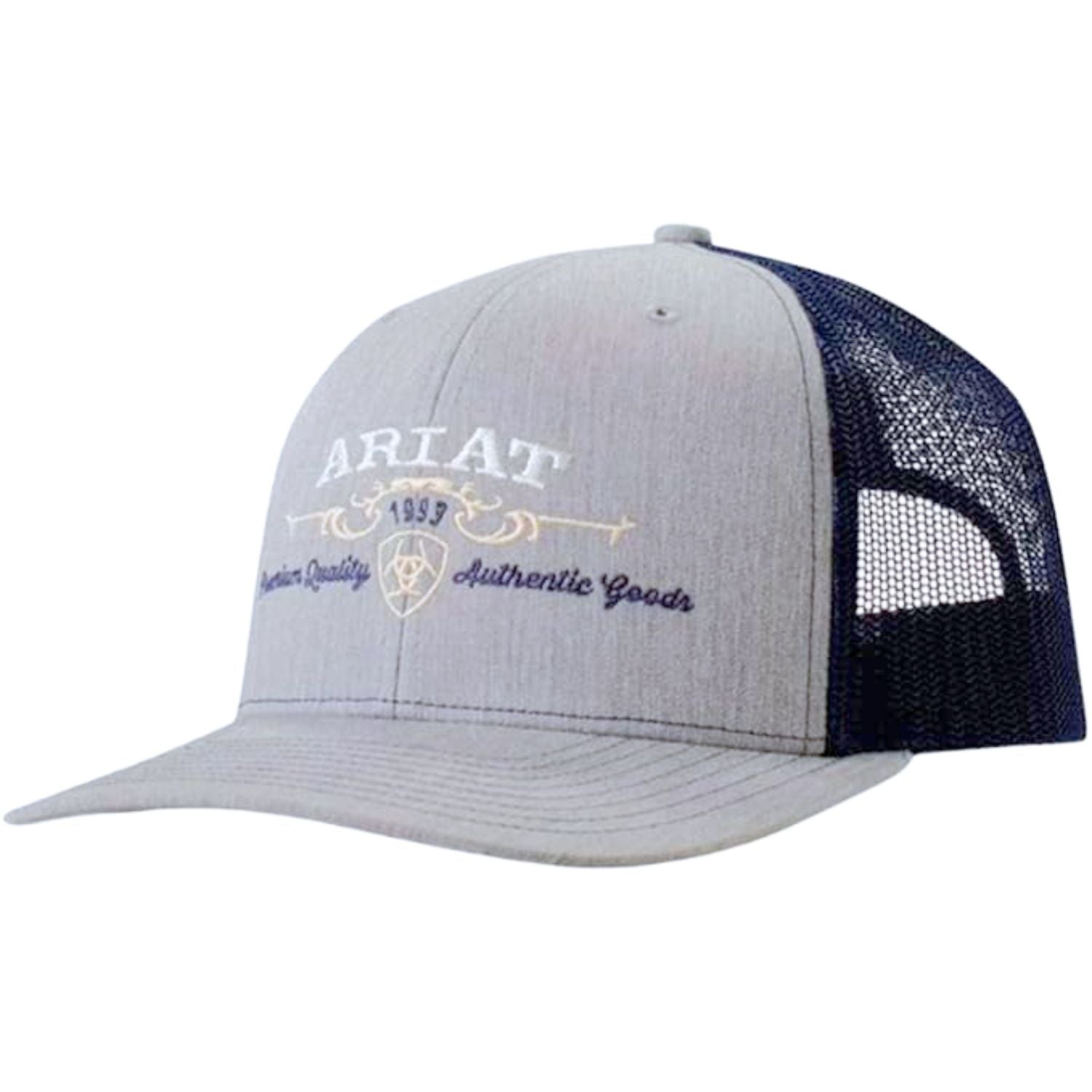 Ariat Mens Richardson 112 Snapback Cap Hat (Denim)