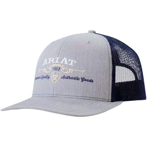 Ariat Mens Richardson 112 Snapback Cap Hat (Denim)