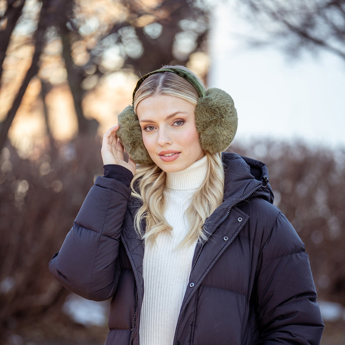 Britt's Knits Faux Fur Aspen Earmuffs