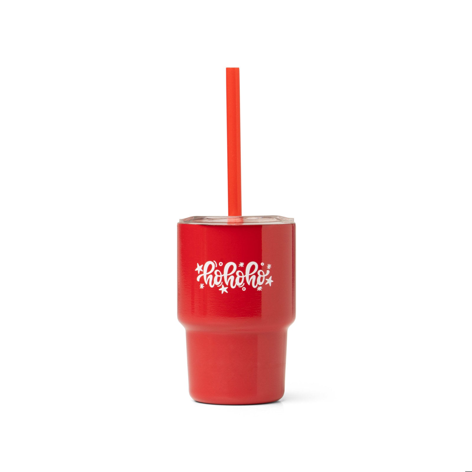 Santa's Lil' Sipper Mini 3oz Stainless Steel Tumbler With Lid and Straw