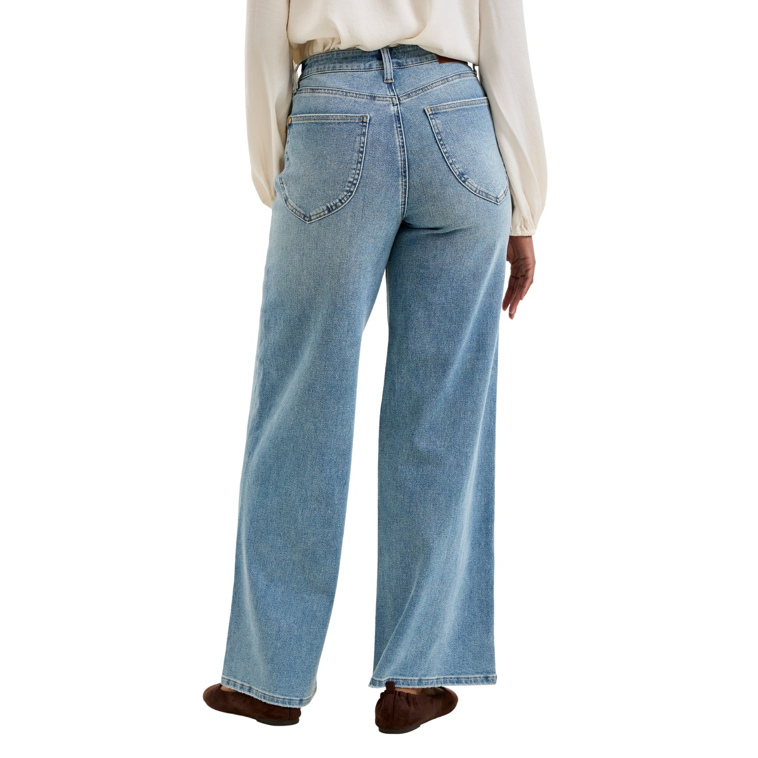 Judy Blue Angelina Women's High Rise Jeans with Harness Trim, Crisp Blue