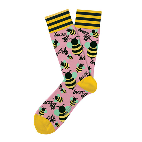 Two Left Feet Printed Adult Sock, Big Feet