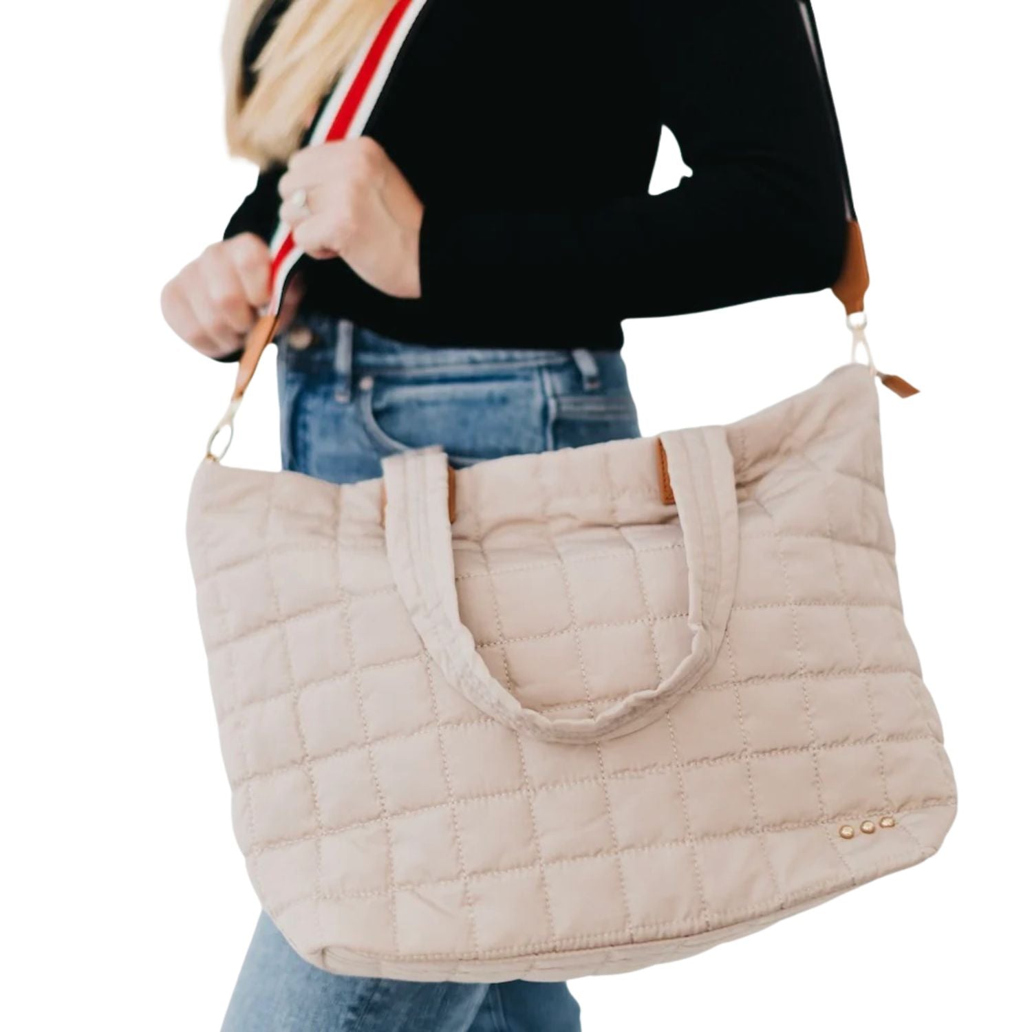Pretty Simple Day Dreamer Quilted Travel Tote Bag