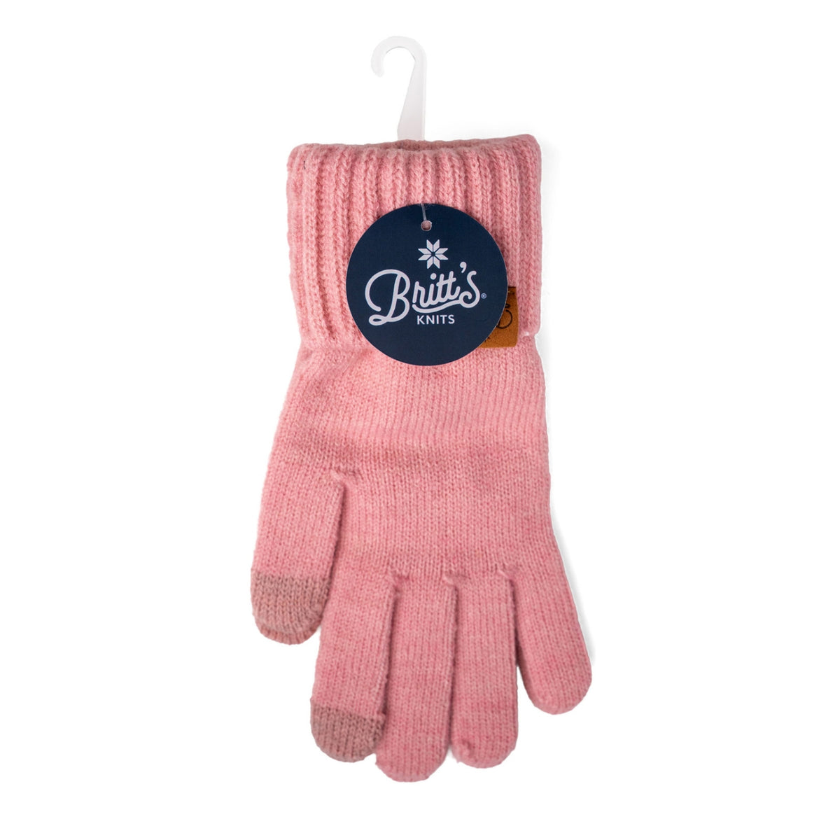 Britt's Knits Mainstay Touchscreen Knit Gloves with Cuffed Wrist