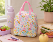 Jane Marie Kids Girls Flourish & Bloom Water Resistant School Lunch Box