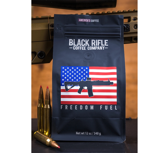 Black Rifle Coffee Company, Freedom Fuel, Dark Roast, Ground, 12 oz Bag