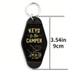 Plastic Keys To The Camper Motel Keychain, Cute Retro Style Gift, RV Camping