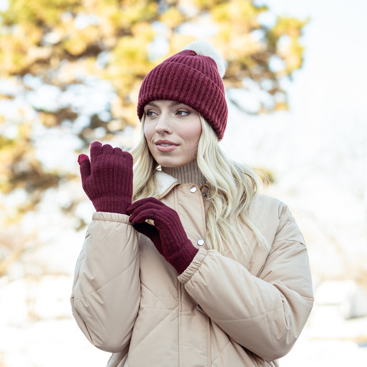 Britt's Knits Wool Blend Kindred Gloves